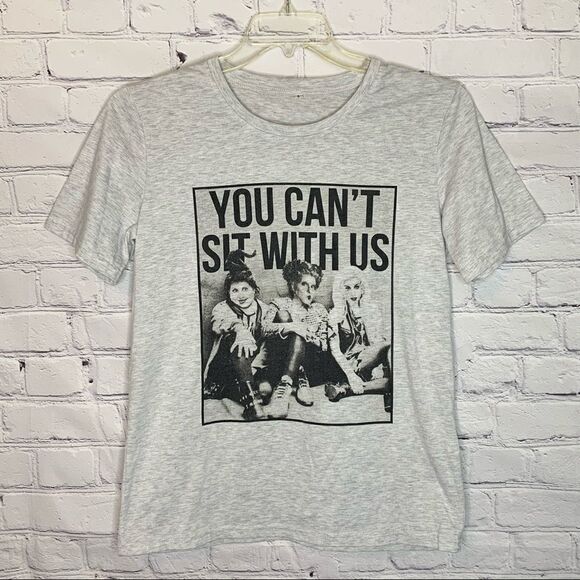 Hocus Pocus You Can't Sit with Us short sleeve graphic T-shirt - Picture 1 of 5